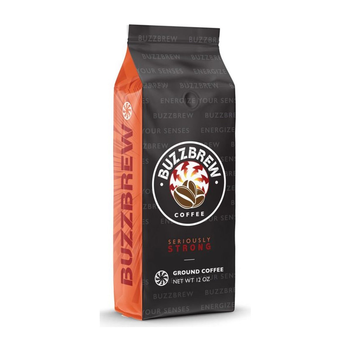BuzzBrew Seriously Strong Coffee – Whole Bean, 12oz