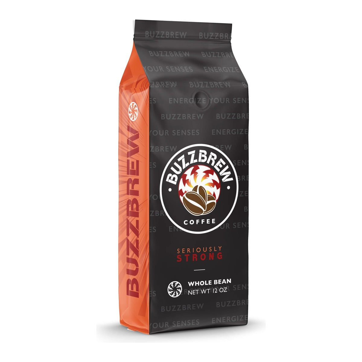BuzzBrew Seriously Strong Coffee – Whole Bean, 12oz