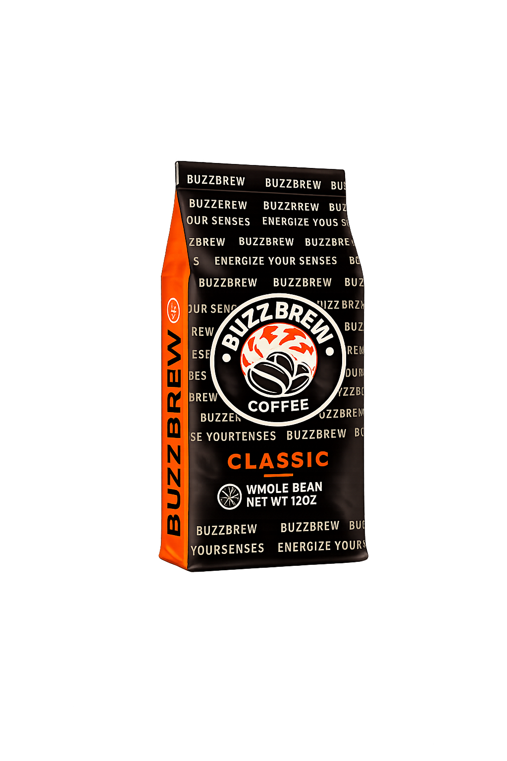 Buzz Brew Classic Whole Bean Coffee – Medium Roast Premium Arabica Coffee Beans, Smooth Everyday Blend, 12 oz (340 g)