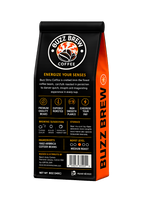 Buzz Brew Seriously Strong Whole Bean Coffee – Dark Roast Premium Arabica Coffee Beans, Bold & Intense Flavor, 12 oz (340 g)