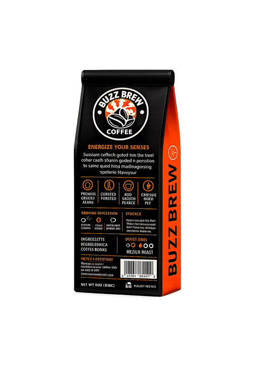 Buzz Brew Classic Whole Bean Coffee – Medium Roast Premium Arabica Coffee Beans, Smooth Everyday Blend, 12 oz (340 g)