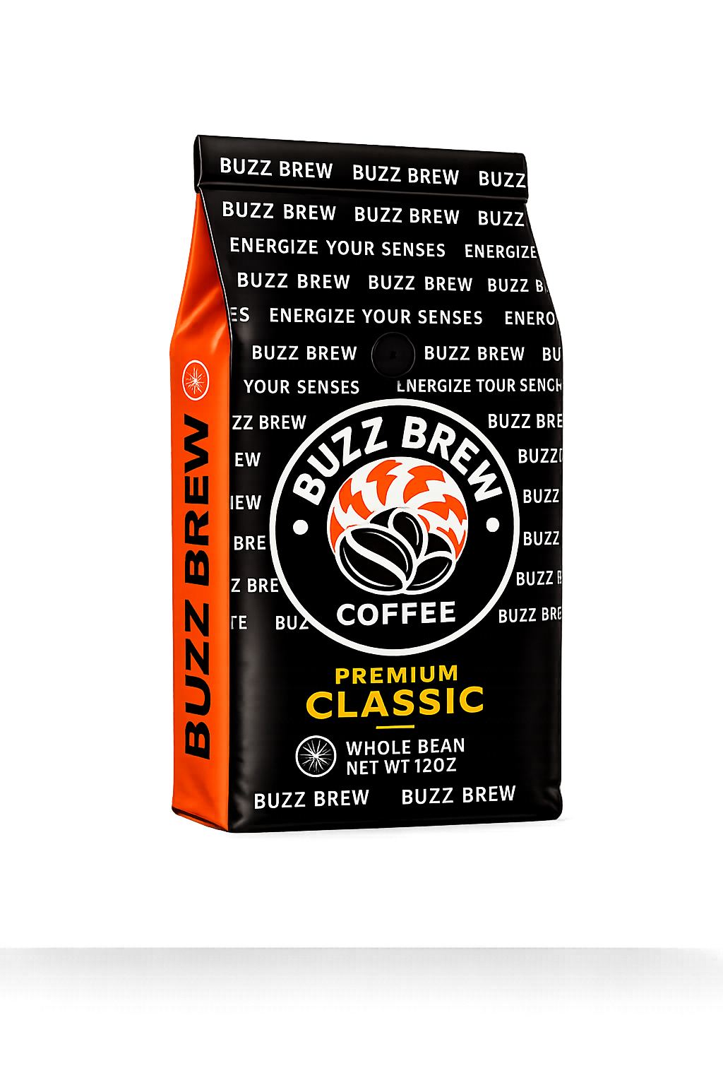 Buzz Brew Premium Classic Whole Bean Coffee – Rich, Smooth & Aromatic | 12 oz (340 g)