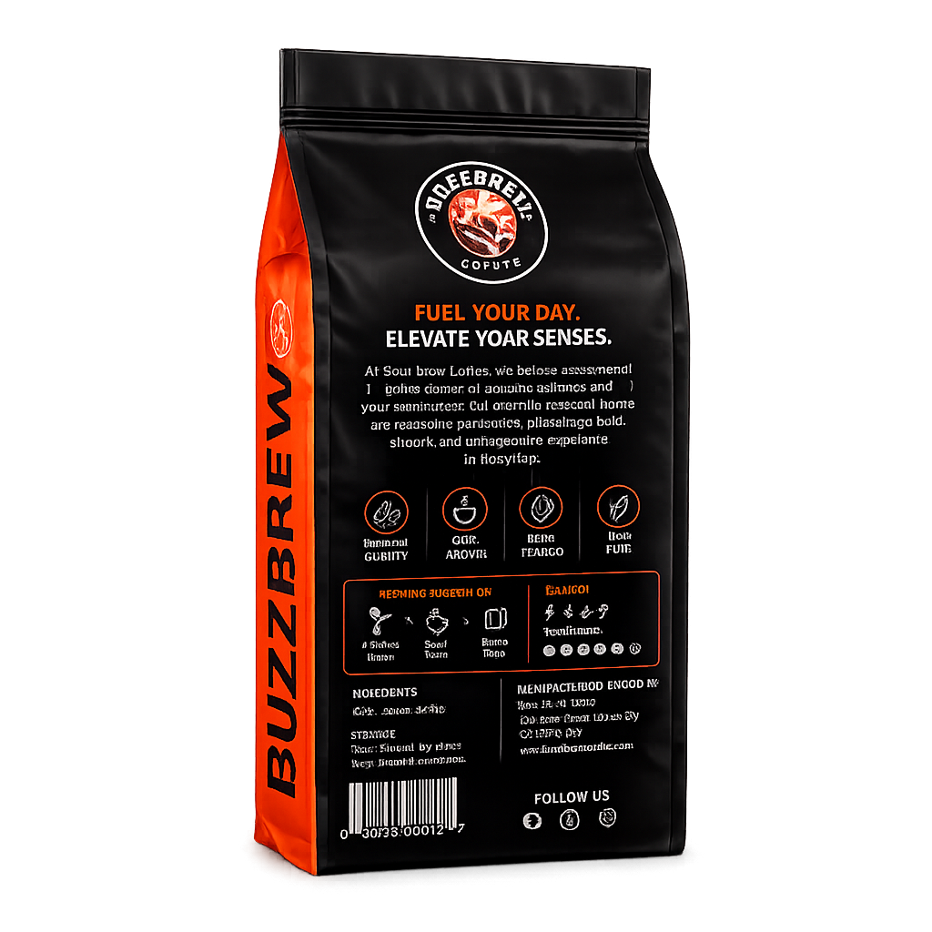 Buzz Brew Premium Classic Whole Bean Coffee – Rich, Smooth & Aromatic | 12 oz (340 g)